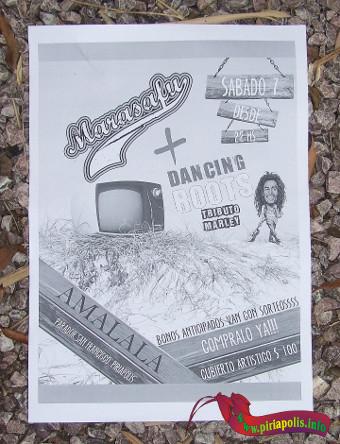 Afiche Marasafu - Dancing Roots - Tributo Marley 2015